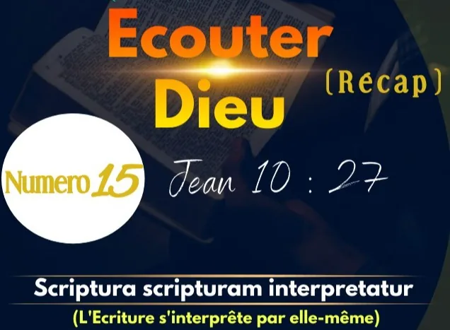 Ecouter Dieu : Conclusion