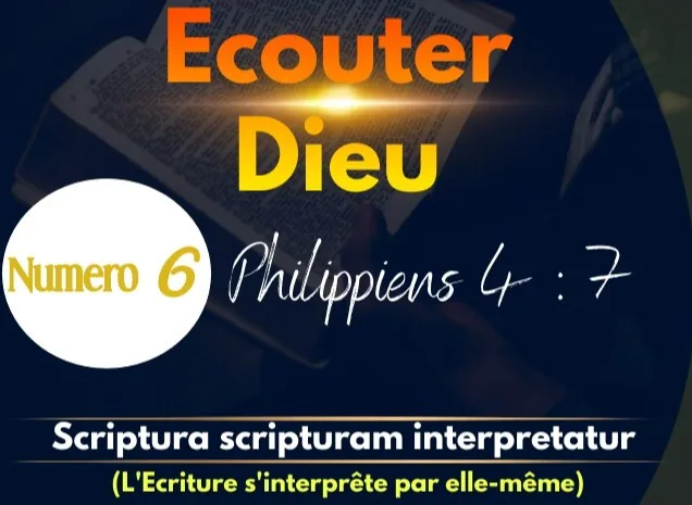 Ecouter Dieu par la paix